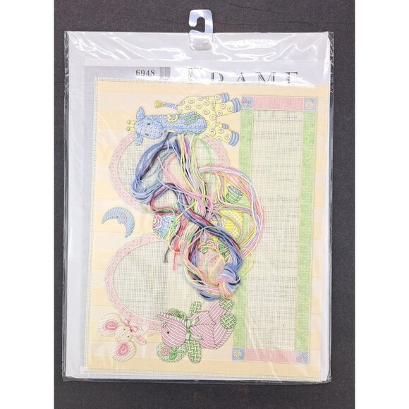 Vintage Dimensions Frame Name Baby Gift Birth Cross Stitch Kit Boy Girl 6948 New - Picture 4 of 4